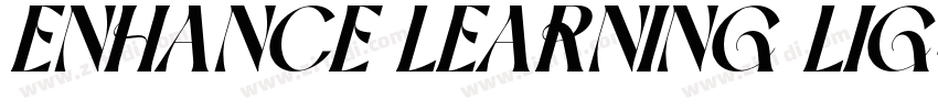 ENHANCE LEARNING LIG字体转换 ENHANCE LEARNING LIG字体转换